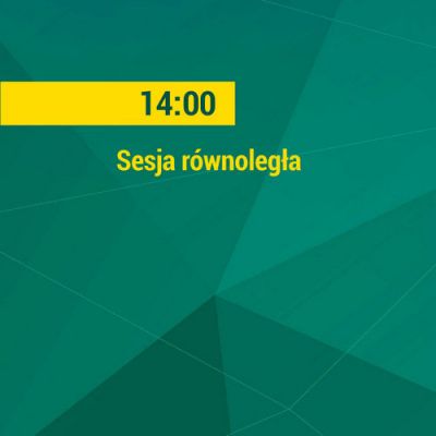 SESJE RÓWNOLEGŁE 14:00 - 16:00