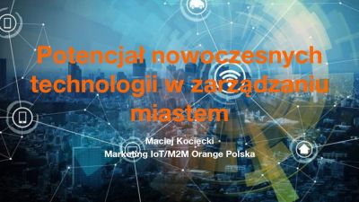 Maciej Kocięcki, dyrektor marketingu IoT, M2M i API w Orange Polska